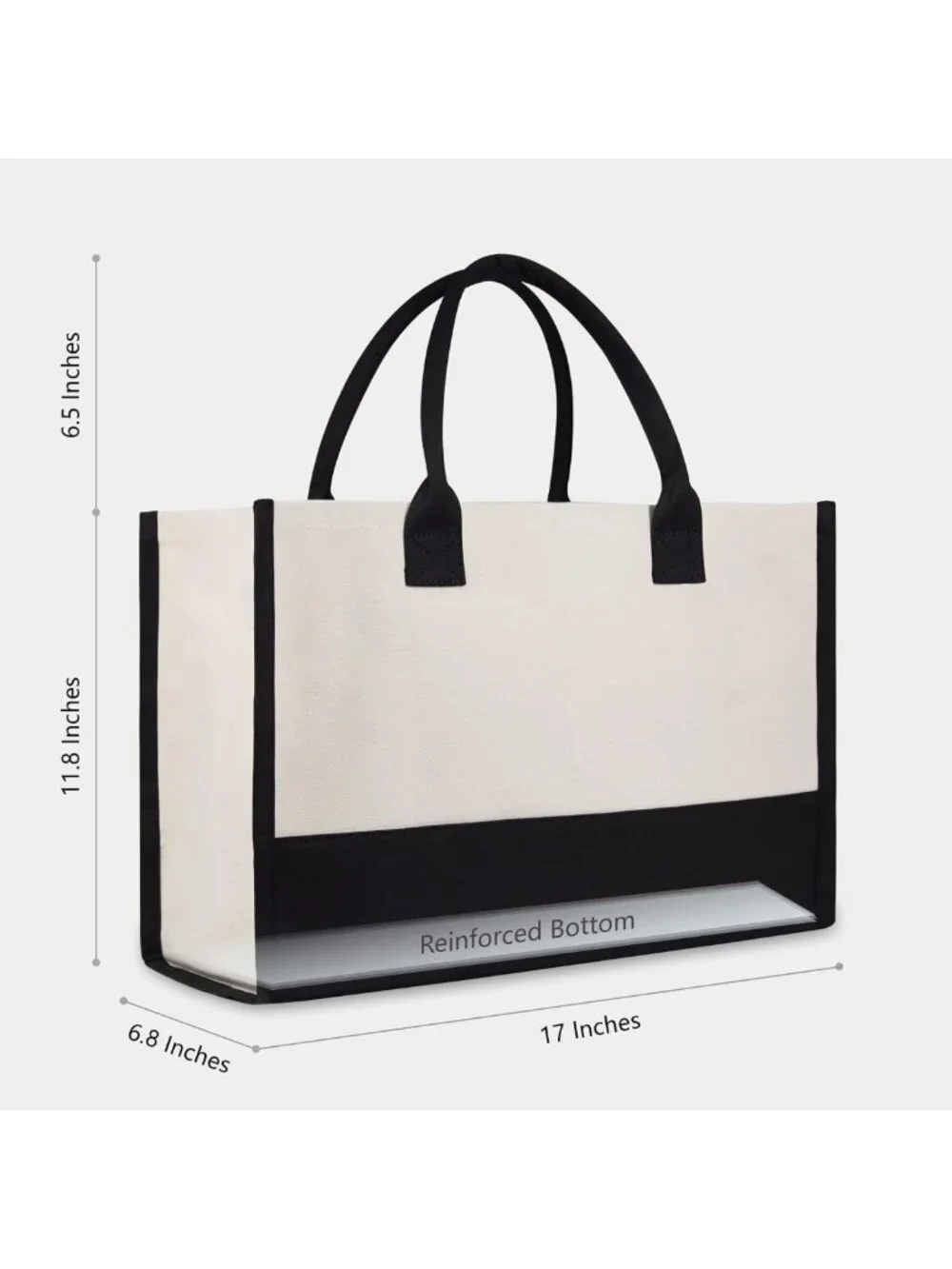 Stylish Canvas Tote Bag for Bridal Shower, Wedding & Bachelorette Gifts